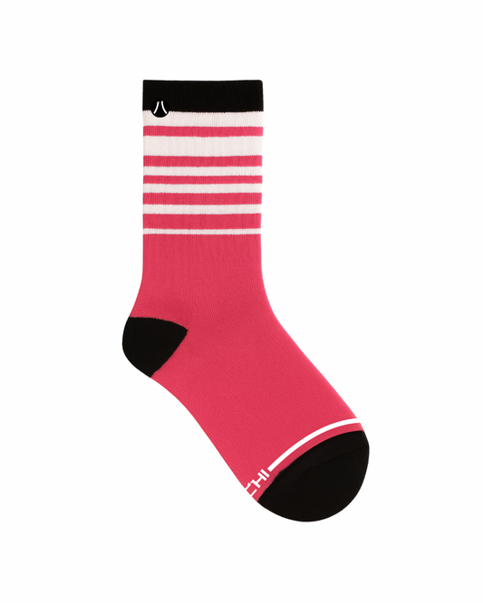 Strawberry Cream Stripe Socks