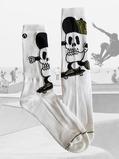 Skull Skate Socks