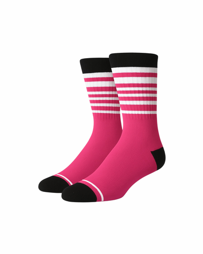 Strawberry Cream Stripe Socks