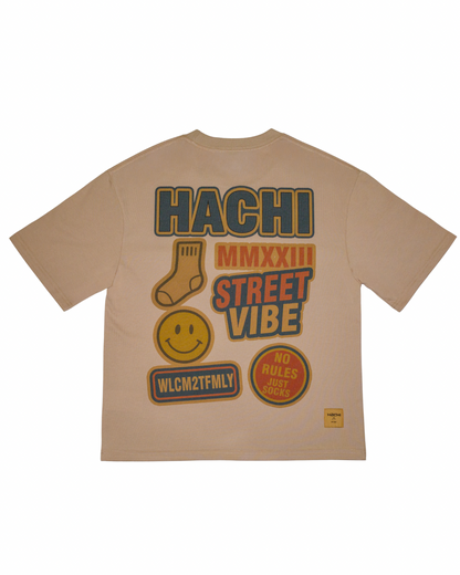 HACHI STICKER TEE