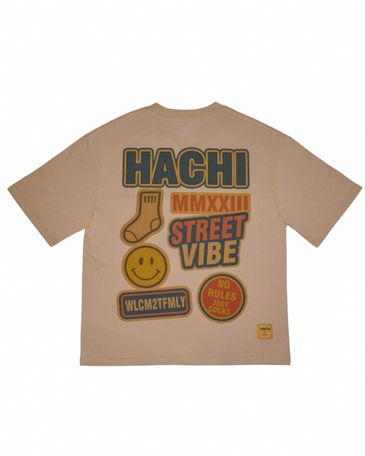 HACHI STICKER TEE